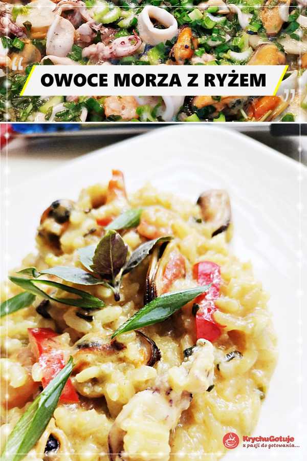 Owoce morza z ryżem
