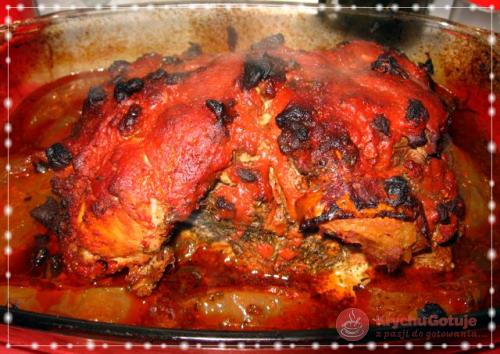Pieczona łopatka wieprzowa